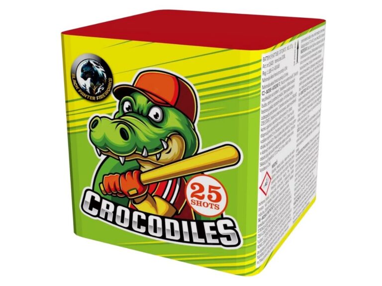 Ohňostroj Crocodiles 25 rán 20 mm